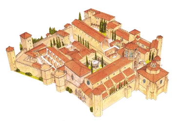 Kloster Poblet. Katalonien, Spanien